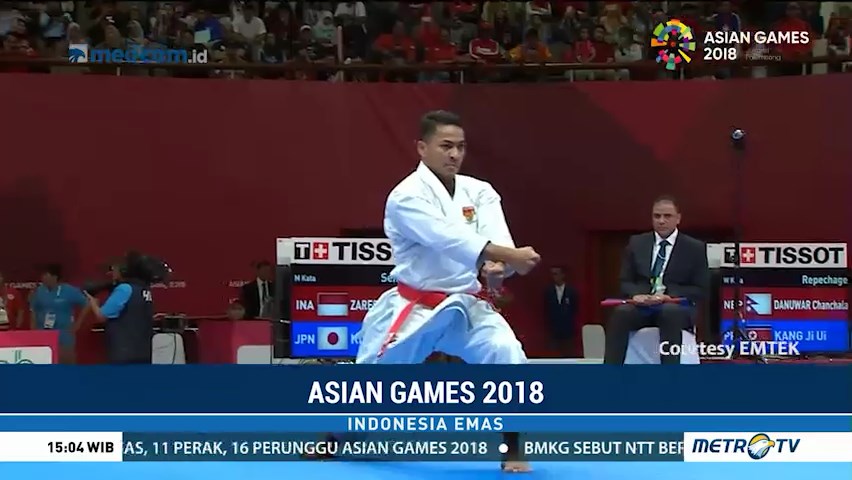 Karateka Ahmad Zigi Zaresta Sumbang Medali Perunggu