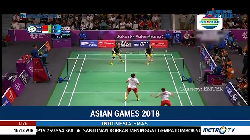 Greysia/Apriyani Tembus Semifinal Asian Games 2018
