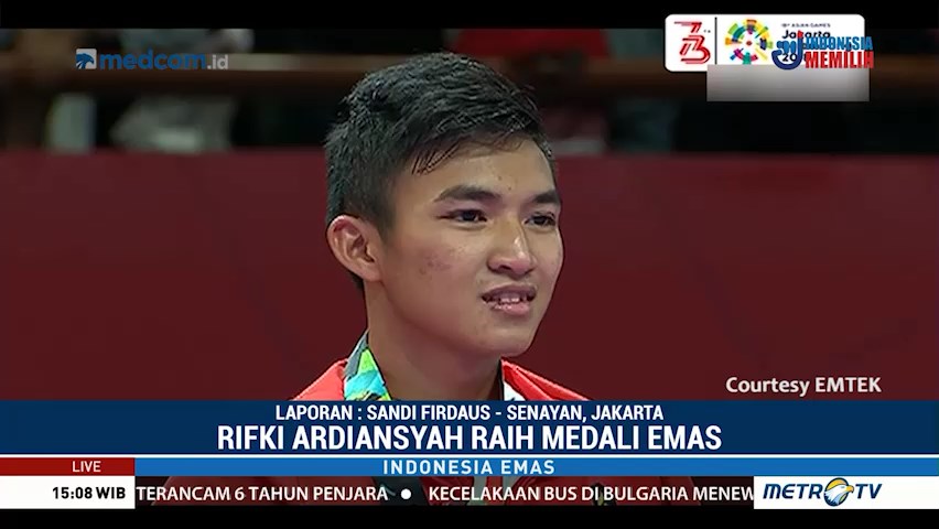 Karateka Rifki Ardiansyah Raih Emas ke-11 untuk Indonesia