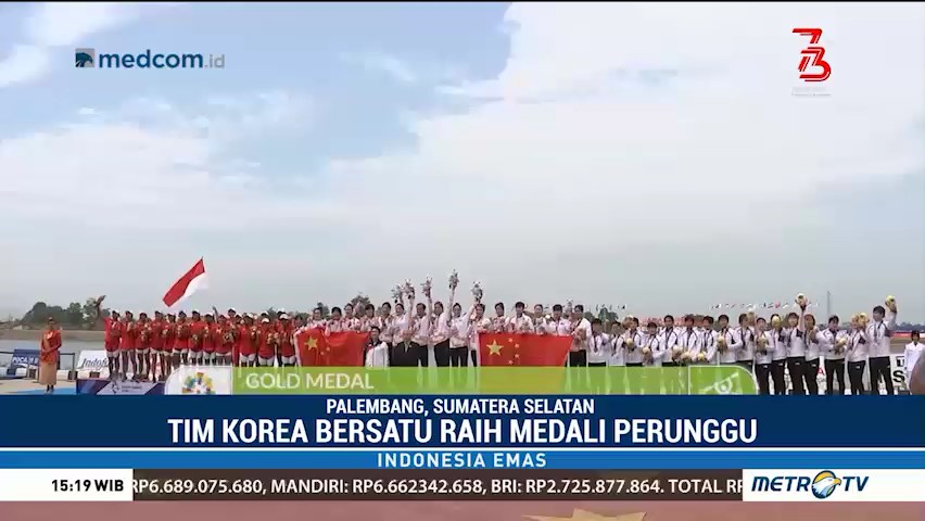 Cetak Sejarah, Tim Korea Bersatu Raih Medali Perdana di Asian Games