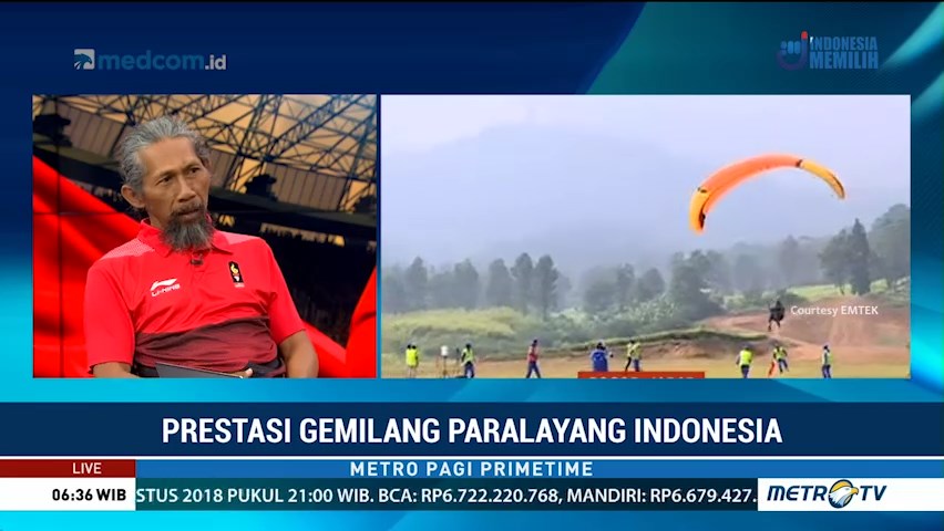 Tim Paralayang Incar Medali di Nomor Lintas Alam