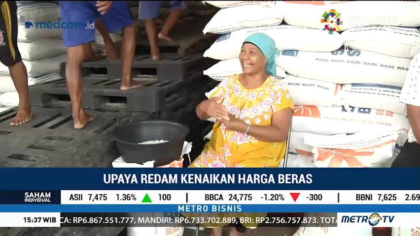 Upaya Pemerintah Redam Kenaikan Harga Beras