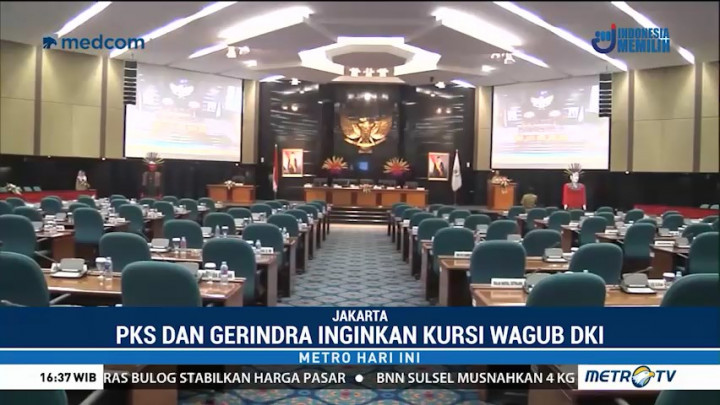 PKS dan Gerindra Berebut Kursi Wagub DKI Jakarta