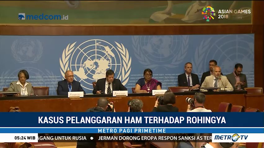 PBB Sebut Militer Myanmar Lakukan Genosida Terhadap Rohingya