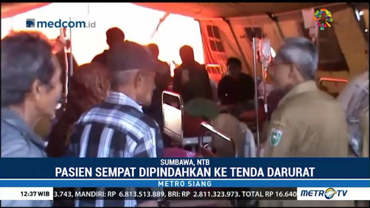 Pengungsi yang Sakit Dipindah ke RSUD Mataram