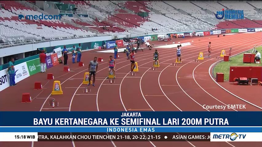 Bayu Kertanegara Melaju ke Semifinal Lari 200 Meter