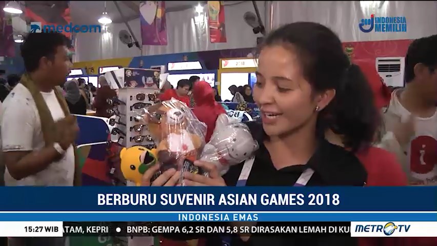 Berburu Suvenir Asian Games 2018