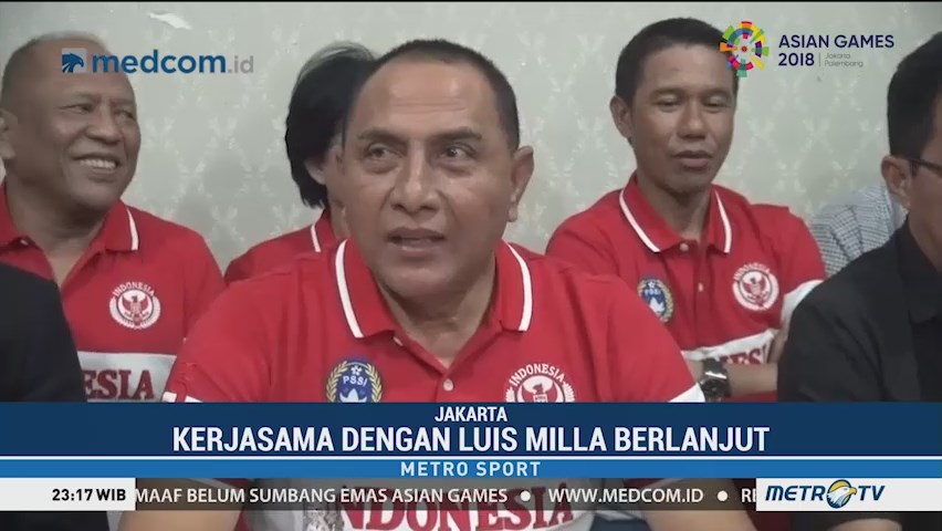 PSSI Perpanjang Kontrak Luis Milla