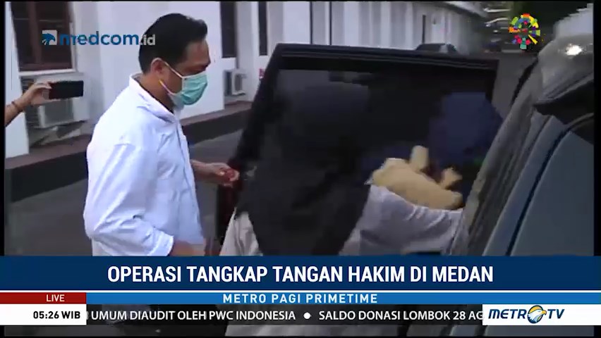 KPK Bawa 4 Orang yang Terjaring OTT di Medan ke Jakarta