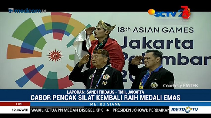 Pencak Silat Sumbang Tiga Medali Emas