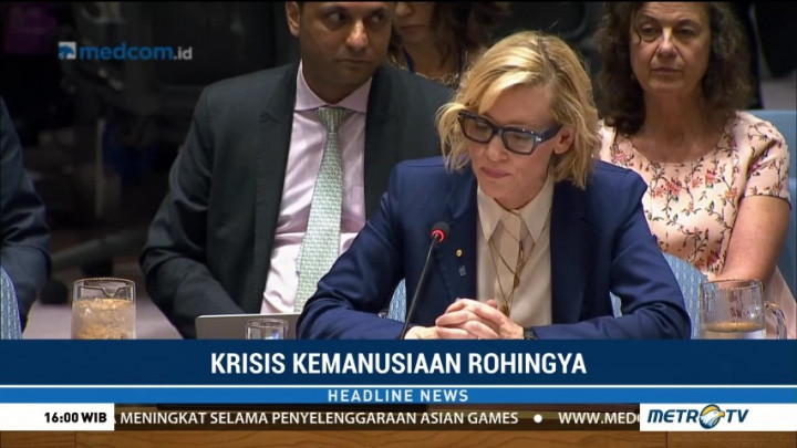 Cate Blanchett  Minta Dunia Bergerak Bantu Pengungsi Rohingya