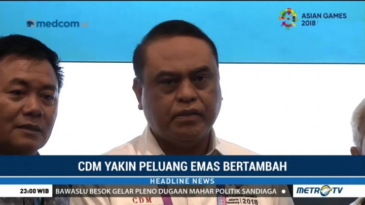CdM Optimistis Indonesia Tambah Raihan Emas Asian Games