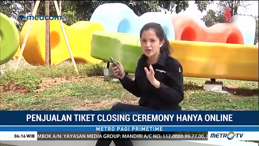Tiket Penutupan Asian Games Habis Terjual