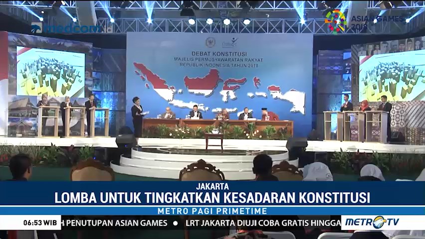 Universitas Syiah Kuala Aceh Juara Lomba Debat Konstitusi MPR 2018