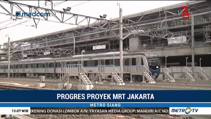 Hampir Rampung, Ini Penampakan MRT Jakarta Fase I