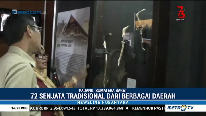  Mengintip Pameran Senjata Tradisional di Padang