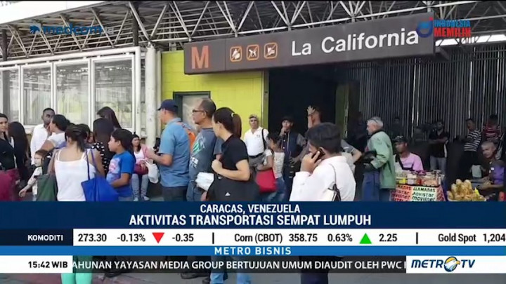 Dampak Krisis Ekonomi di Venezuela, Transportasi Sempat Lumpuh
