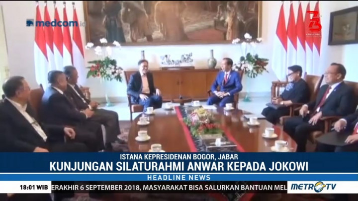 Jokowi Menerima Kunjungan Anwar Ibrahim