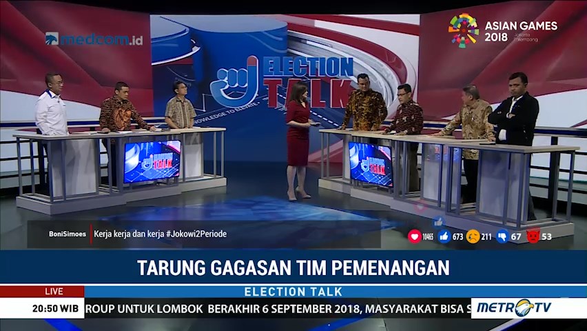 Election Talk: Tarung Gagasan Tim Pemenangan (6)