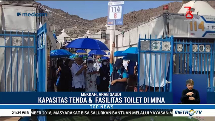 Muassasah Evaluasi Kapasitas Tenda dan Fasilitas Toilet di Mina