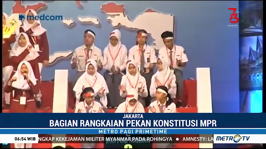 SMAN 1 Kota Metro Lampung Juara Lomba Cerdas Cermat 4 Pilar MPR