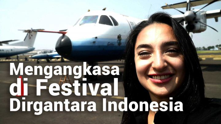 Mengangkasa di Festival Dirgantara Indonesia