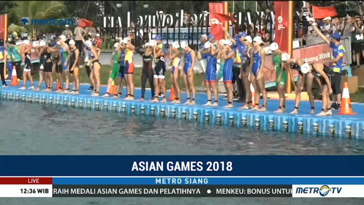 Cabor Triathlon Mulai Dipertandingkan Hari Ini