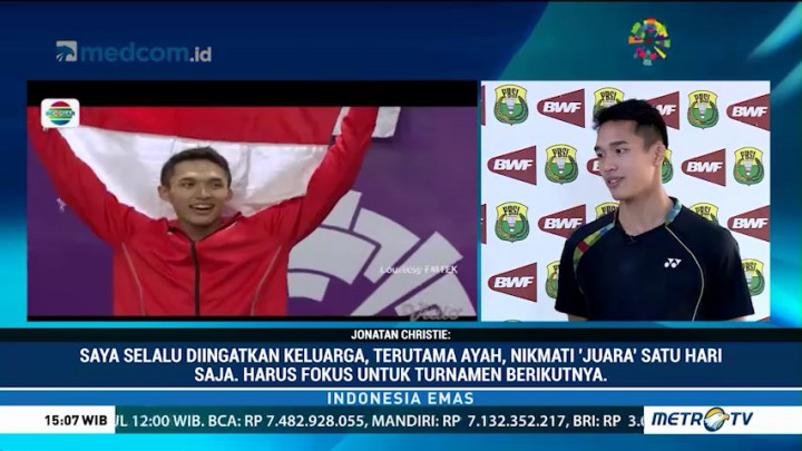 Jojo Lanjutkan Regenerasi Tunggal Putra yang Sempat Terputus