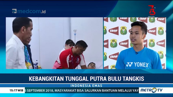Cedera Anthony Ginting dan Kehadiran Jokowi di Ruang Medis