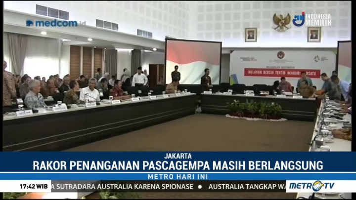 Puan Maharani Pimpin Rakor Percepatan Rehabilitasi Lombok