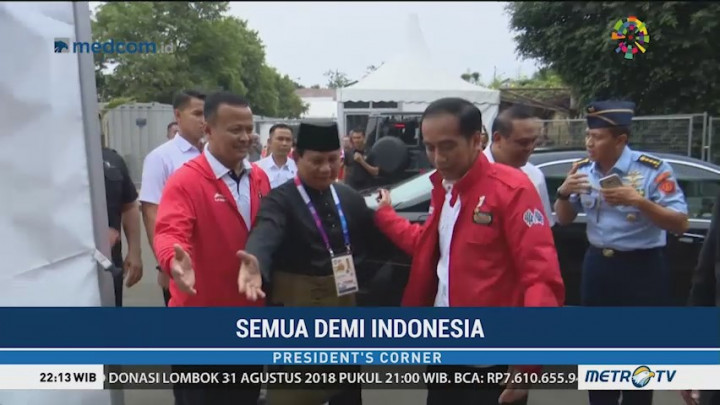 Keakraban Jokowi dan Prabowo