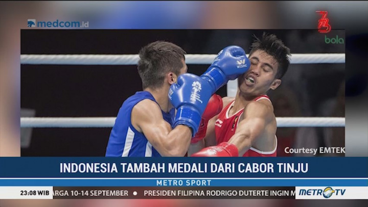 Cabor Tinju Raih Dua Perunggu