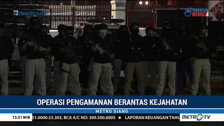 Polrestabes Bandung Gelar Operasi Keamanan