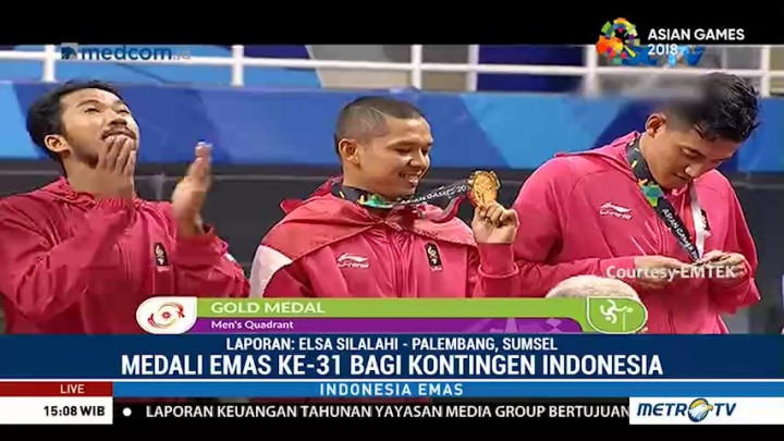 Indonesia Tambah Emas Terakhir dari Sepak Takraw