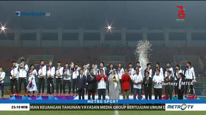 Korsel Juara Sepak Bola Asian Games 2018