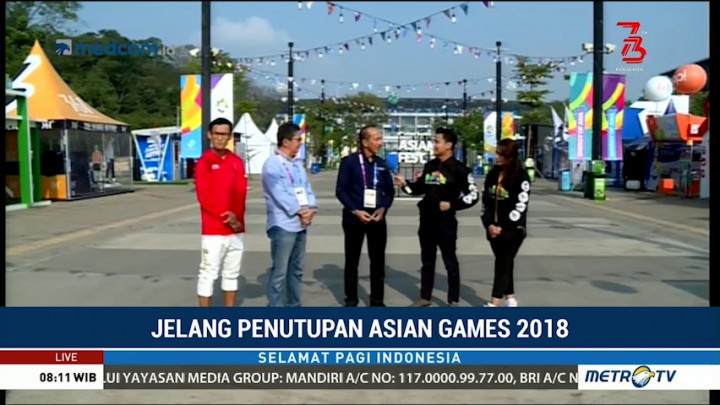Jelang Penutupan Asian Games 2018 (1)