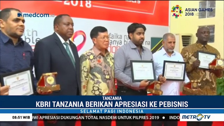 KBRI Tanzania Berikan Apresiasi ke Pebisnis