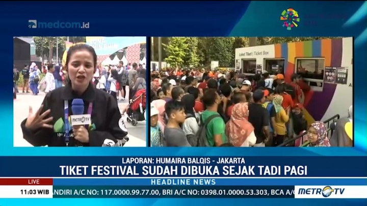 Suasana GBK Jelang Penutupan Asian Games 2018