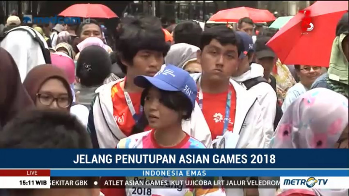 Masyarakat Antusias Jelang Penutupan Asian Games 2018