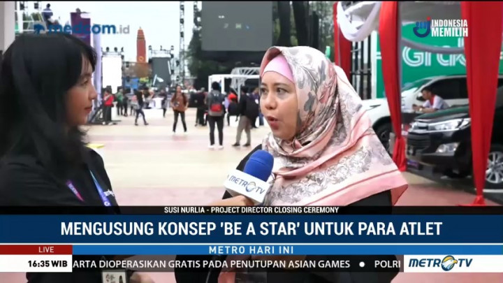 Penutupan Asian Games di Palembang Khusus Digelar untuk Para Atlet dan Official