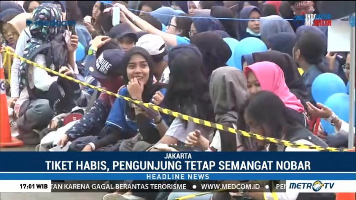 Tiket Habis, Pengunjung Nobar Penutupan Asian Games di Area GBK