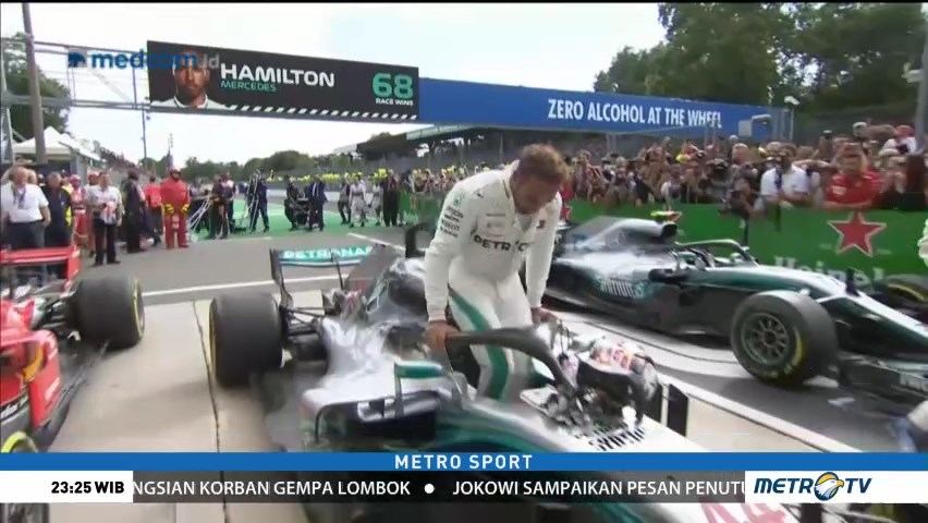 Hamilton Juara GP Italia