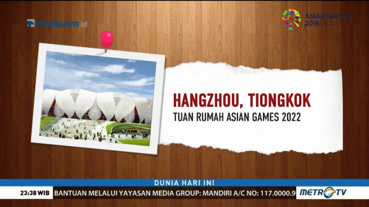 Mengenal Kota Hangzhou Tuan Rumah Asian Games 2022