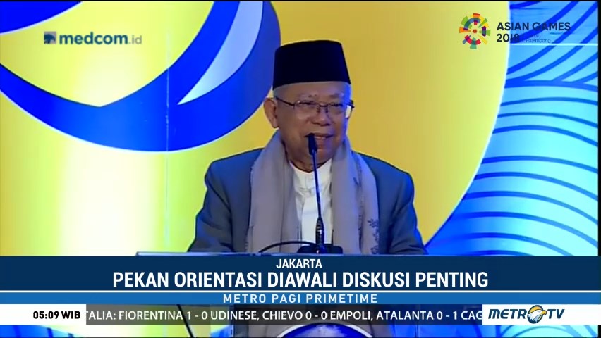Ma'ruf Amin Apresiasi Gerakan Perubahan yang Diusung NasDem