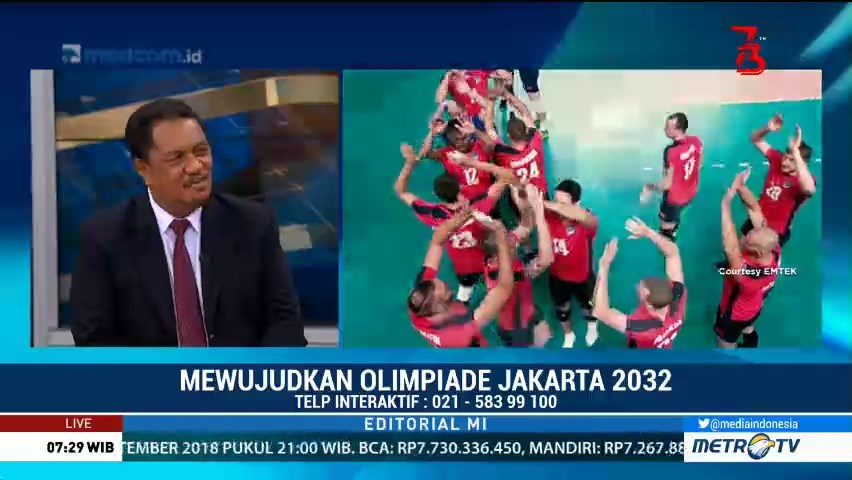 Bedah Editorial MI: Mewujudkan Olimpiade Jakarta 2032