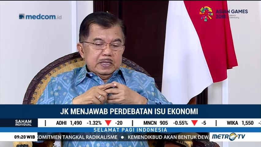 Wapres JK Pastikan Utang Pemerintah Masih Aman