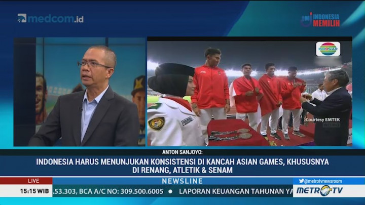 Indonesia Harus Konsisten di Tiga Cabang Olah Raga