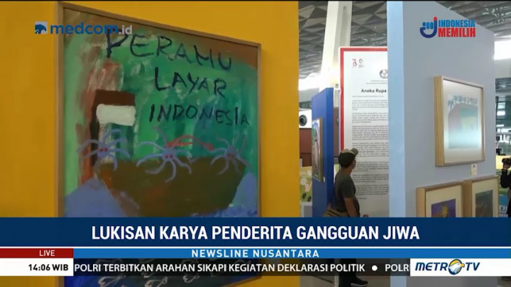 Pameran Lukisan Karya Penderita Gangguan Jiwa