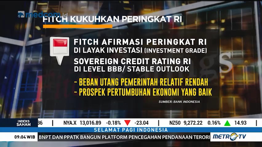 BI: Cerminan Keyakinan Fitch Atas Ekonomi RI