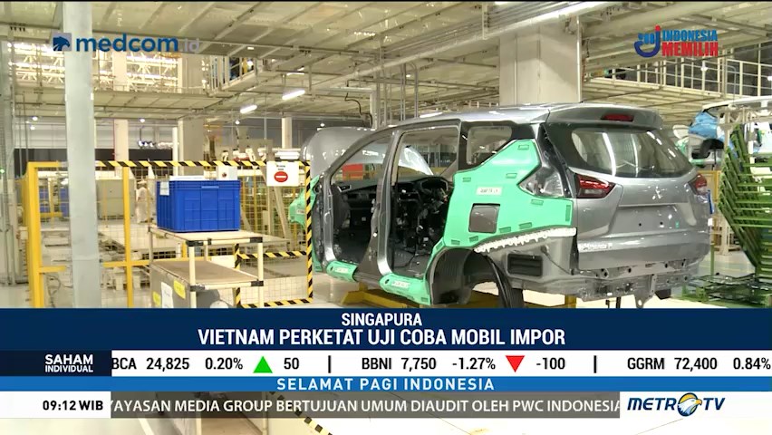 Vietnam Perketat Uji Coba Mobil Impor